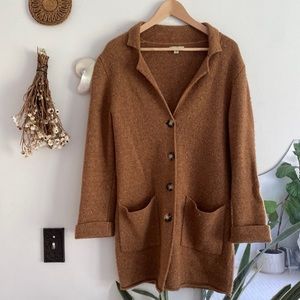 J. Crew mercantile cardigan button down